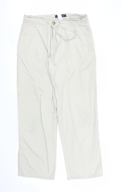 Womens UK Size 16 St Bernard Regular Fit Carpenter Beige Trousers