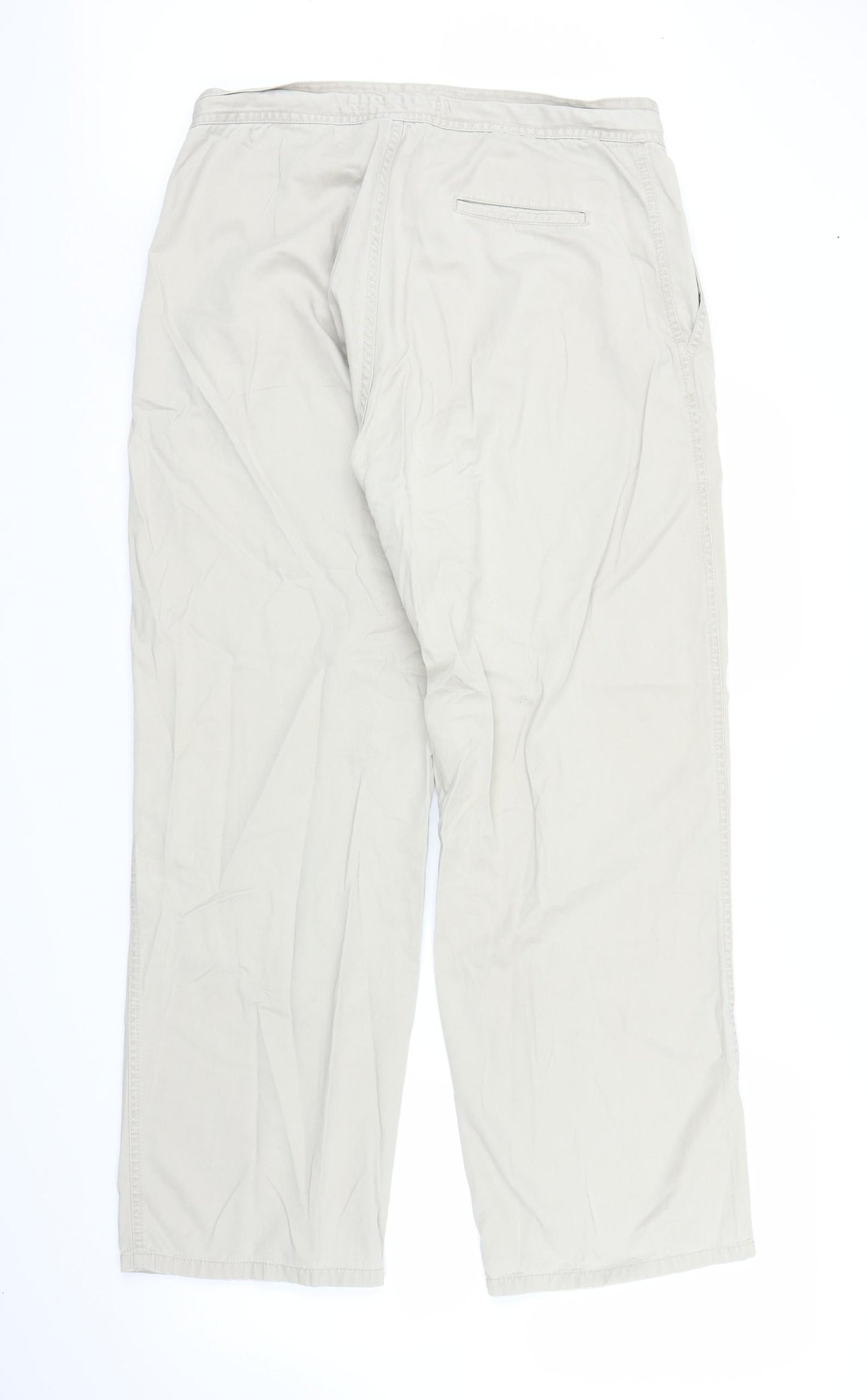 Womens UK Size 16 St Bernard Regular Fit Carpenter Beige Trousers
