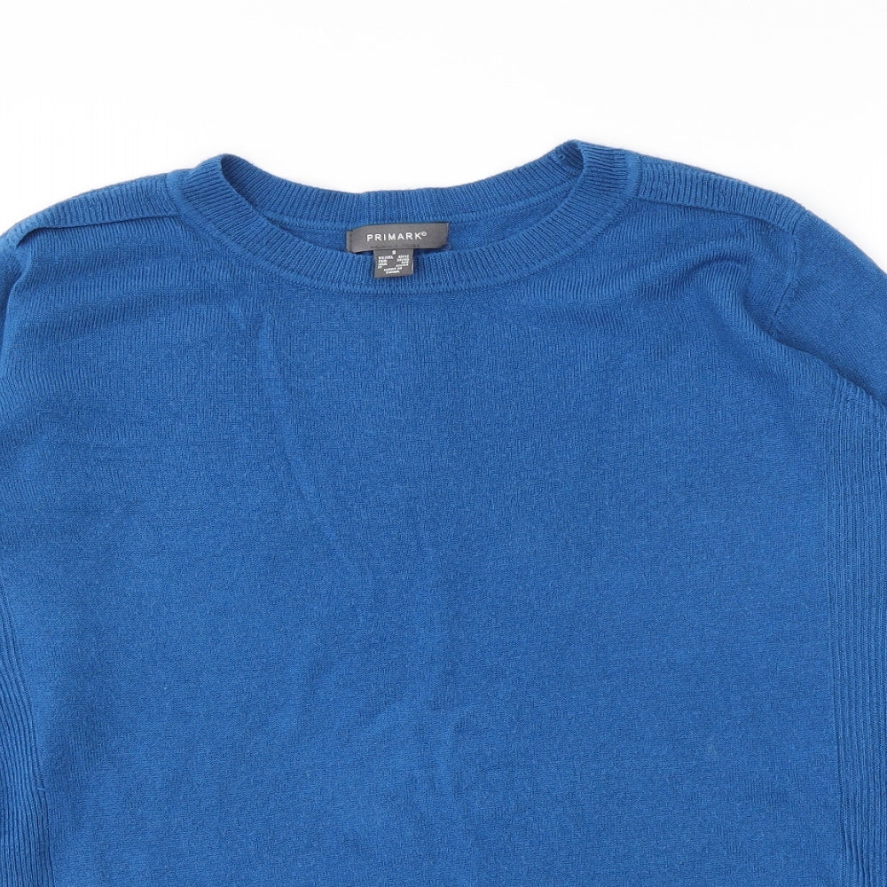 Primark Womens Blue   Pullover Jumper Size S