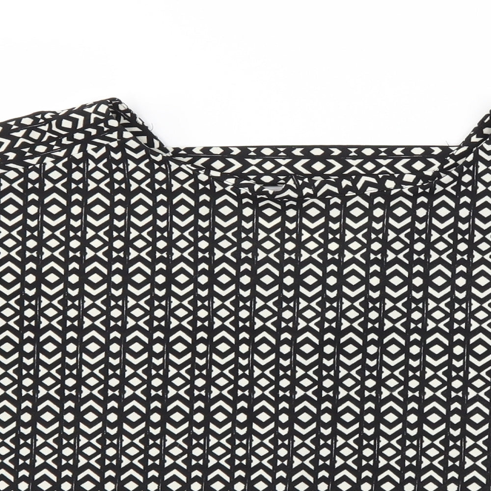 Womens UK Size 10 Next Black Basic T-Shirt