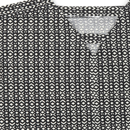 Womens UK Size 10 Next Black Basic T-Shirt