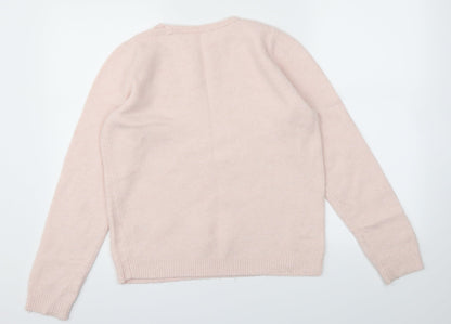 Dorothy Perkins Womens Pink   Pullover Jumper Size 8