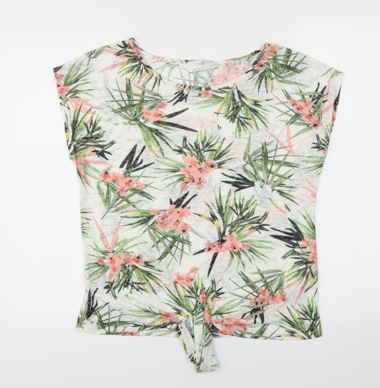 Womens UK Size S Wallis Green Camisole T-Shirt