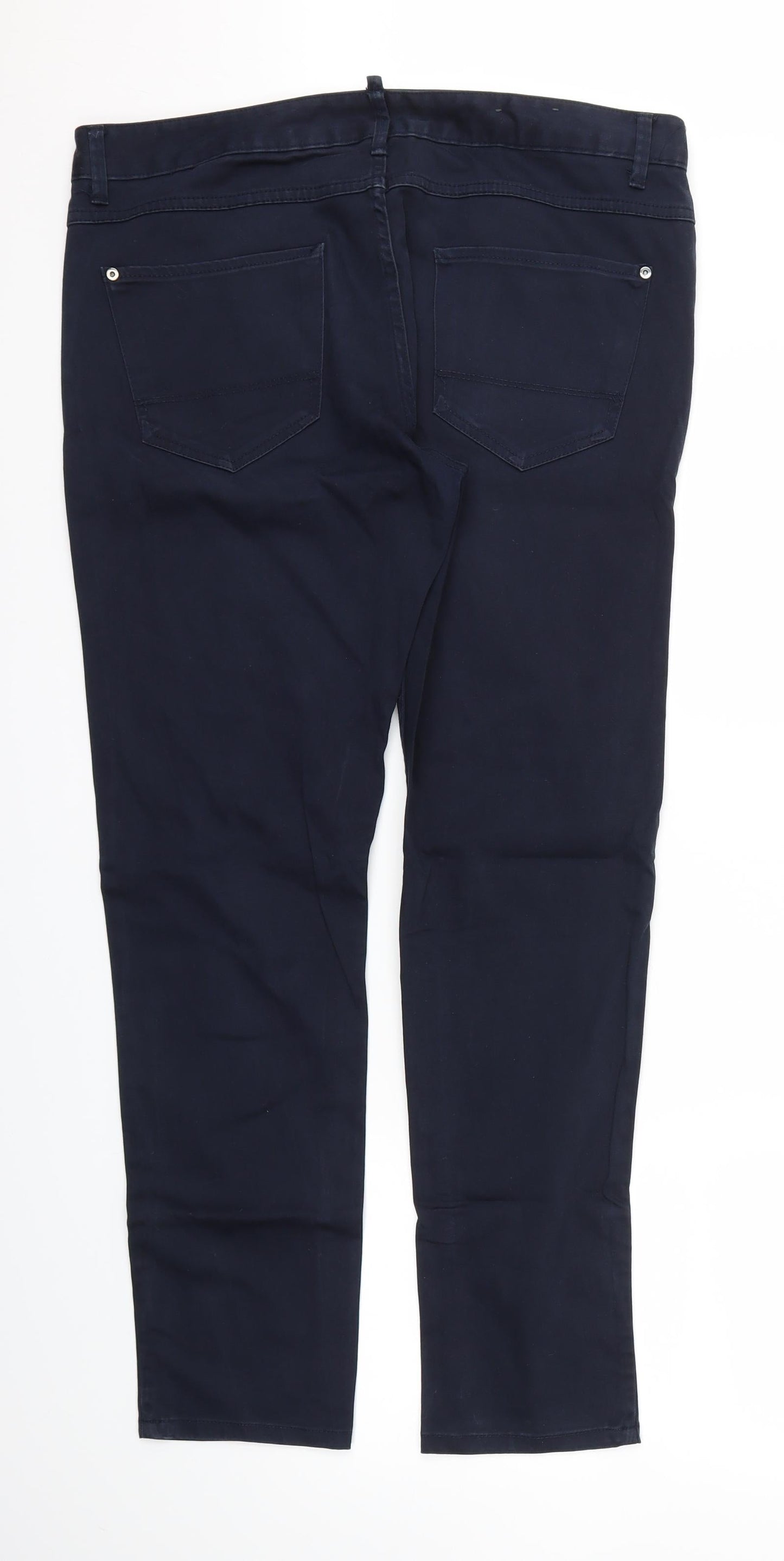 Womens UK Size 36 Preworn Regular Fit Skinny Blue Jeans