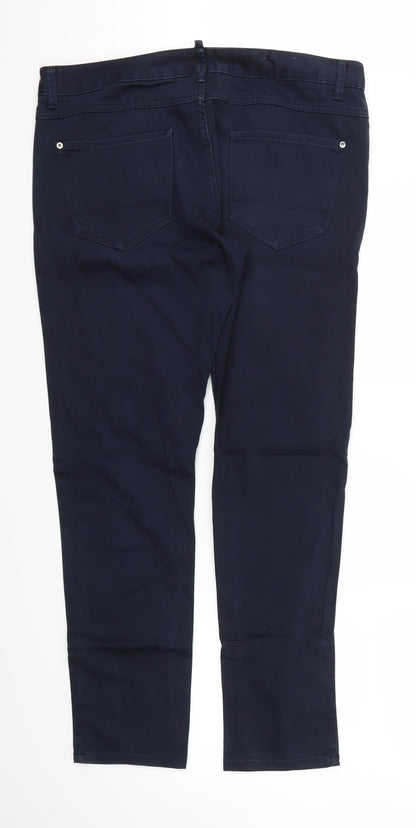 Womens UK Size 36 Preworn Regular Fit Skinny Blue Jeans