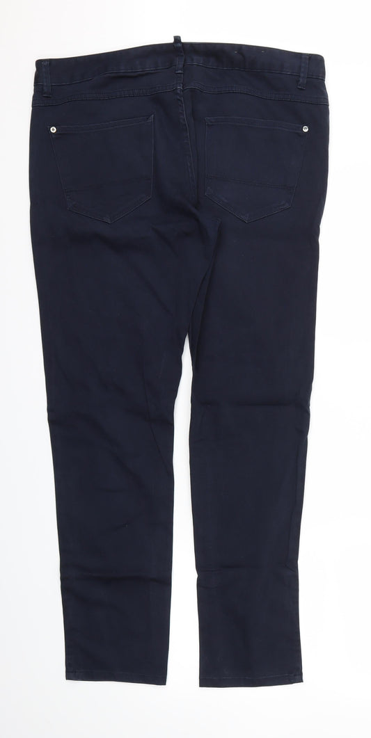 Womens UK Size 36 Preworn Regular Fit Skinny Blue Jeans