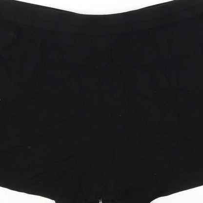 H&M Womens Black   Hot Pants Shorts Size 8 - Stretch waistband