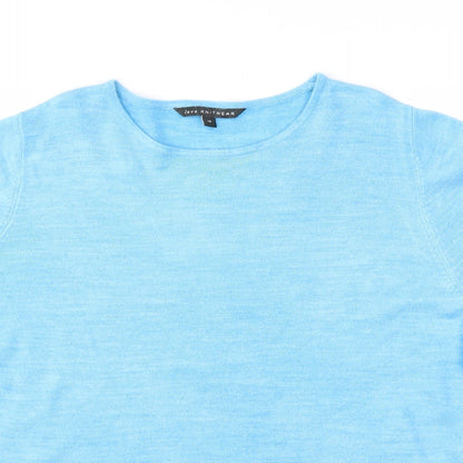 Womens UK Size 18 Love knitwear Blue Basic T-Shirt
