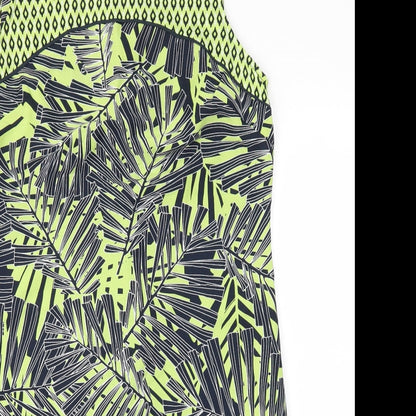 Debehams Womens Gold Floral  A-Line  Size 12