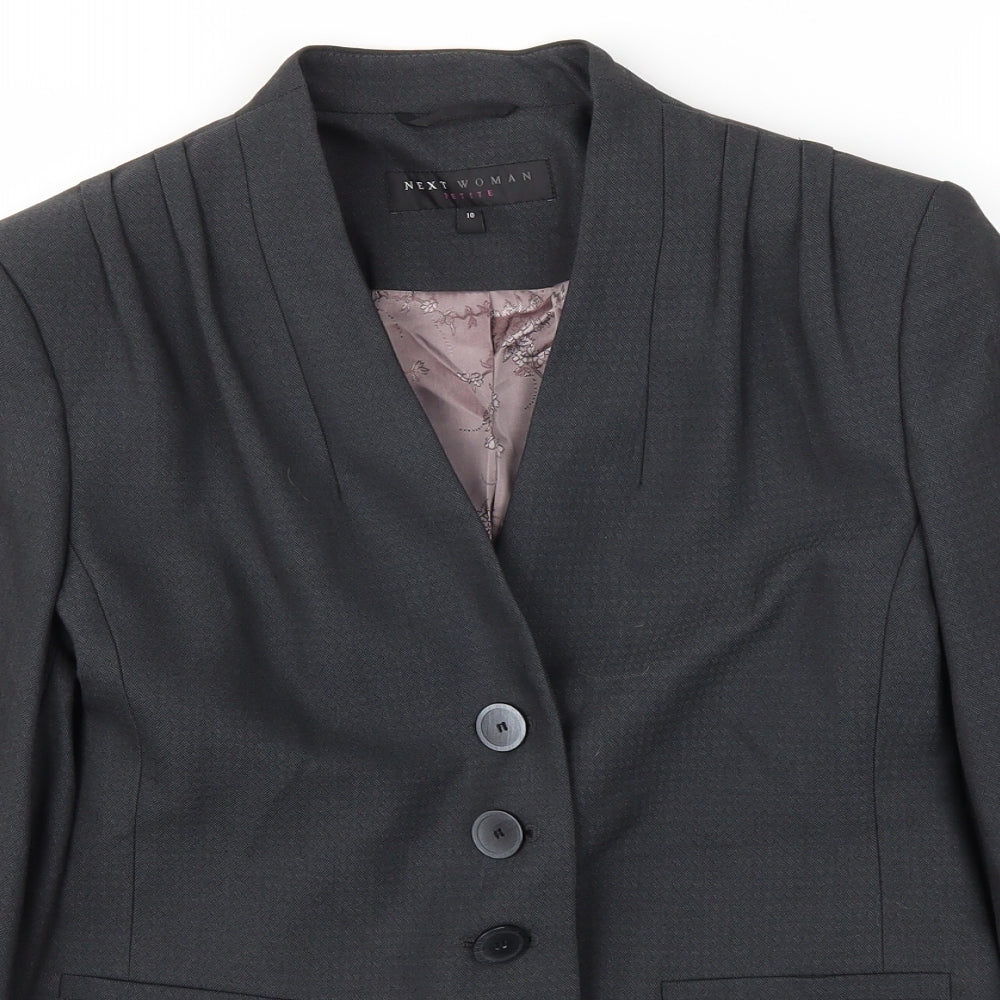 next  Womens Grey   Jacket Blazer Size 10