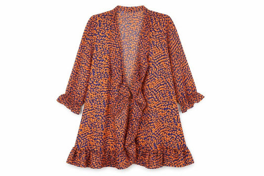 Boohoo Womens Multicoloured Animal Print  Cardigan Jumper Size 14