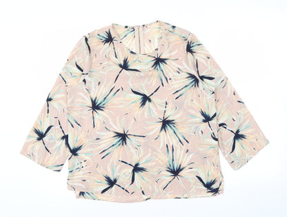 Primark Womens Pink Floral  Basic Blouse Size 10