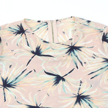 Primark Womens Pink Floral  Basic Blouse Size 10