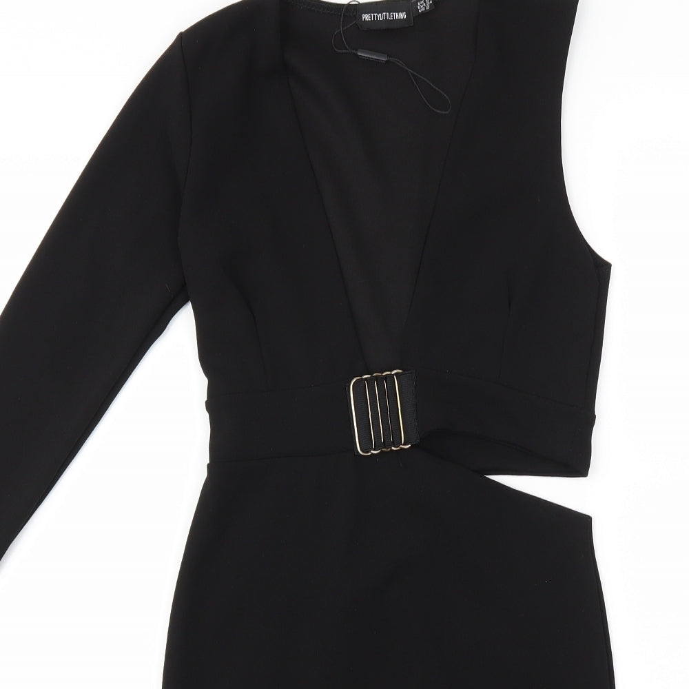 Pretty Little Thing  Womens Black   A-Line  Size 6