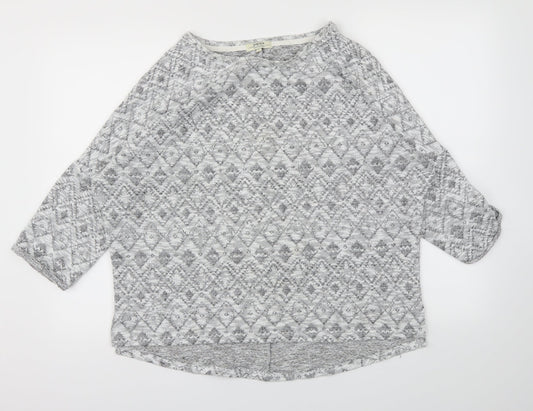 Papaya Womens Grey   Basic T-Shirt Size L