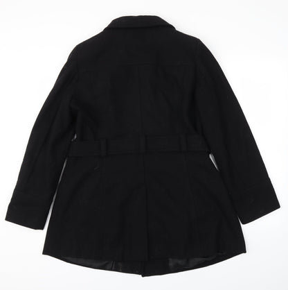 Dorothy Perkins Womens Black   Jacket Coat Size 14
