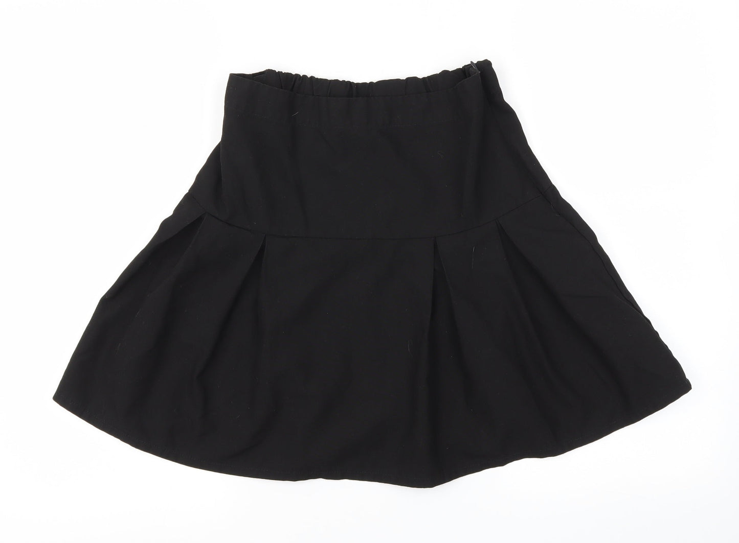 Debehams Womens Black   Flare Skirt Size 4  - Stretch waistband