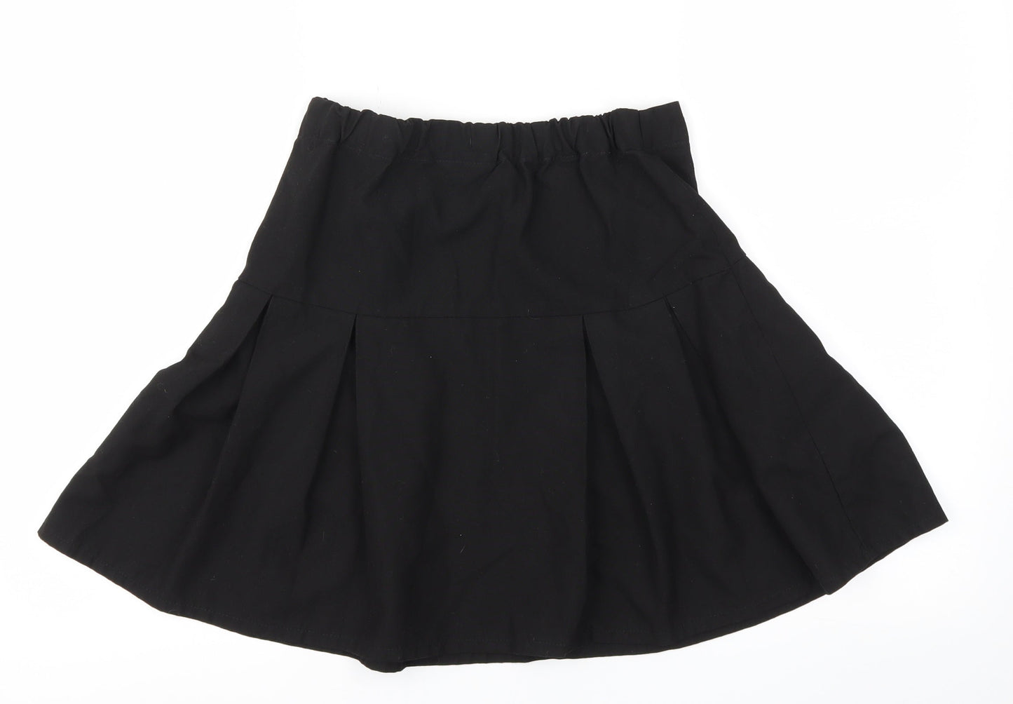 Debehams Womens Black   Flare Skirt Size 4  - Stretch waistband