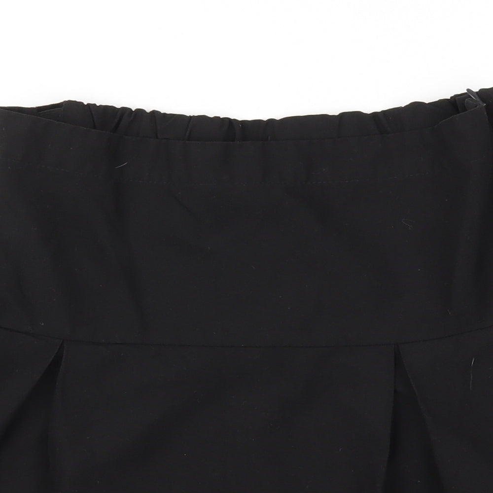 Debehams Womens Black   Flare Skirt Size 4  - Stretch waistband
