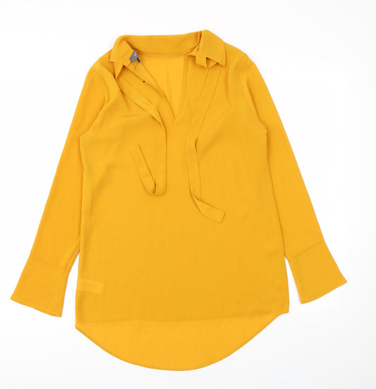 Primark Womens Yellow   Basic Blouse Size 8