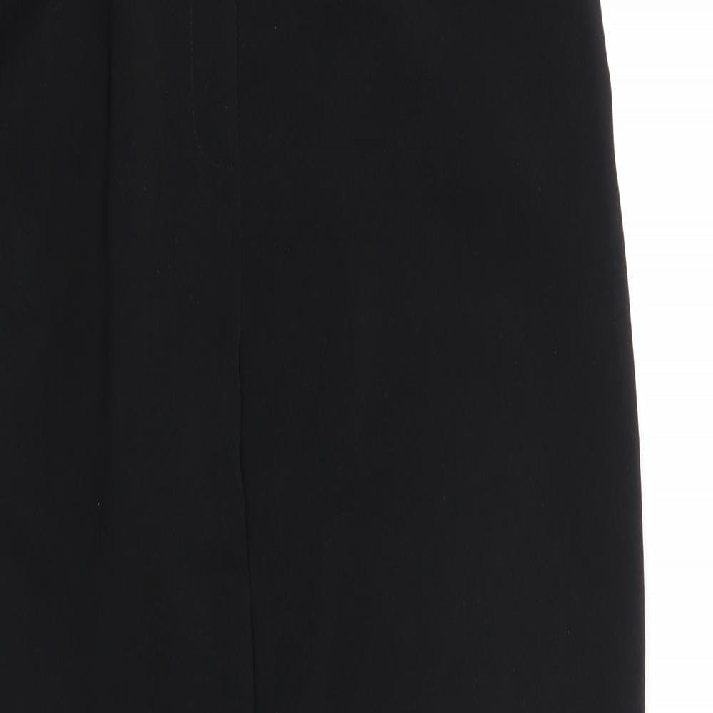 Ambience Womens Black  Rayon Dress Pants Trousers Size 14 L27 in