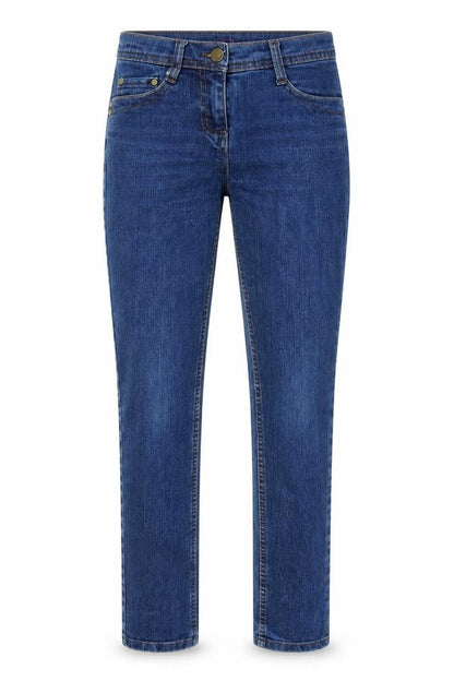 Womens UK Size 8 Denim & Co. Regular Fit Straight Blue Jeans