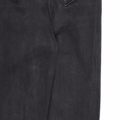 Denim & Co. Womens Black  Denim Skinny Jeans Size 10 L26 in