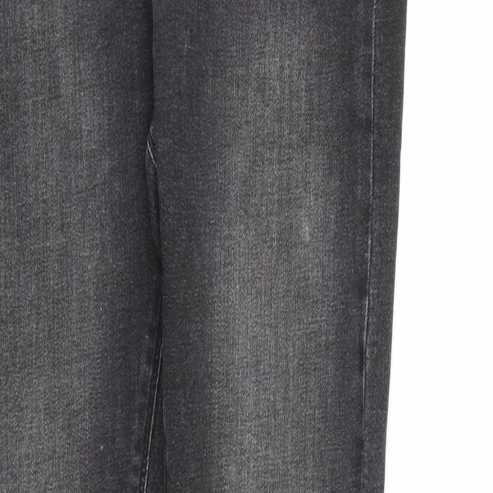 Dorothy Perkins Womens Black  Denim Skinny Jeans Size 10 L31 in