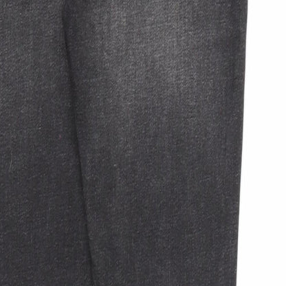 Dorothy Perkins Womens Black  Denim Skinny Jeans Size 10 L31 in