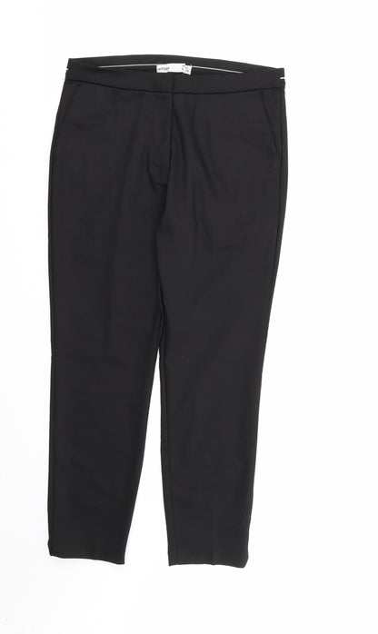 Lefties Womens Black  Rayon Dress Pants Trousers Size L L26 in
