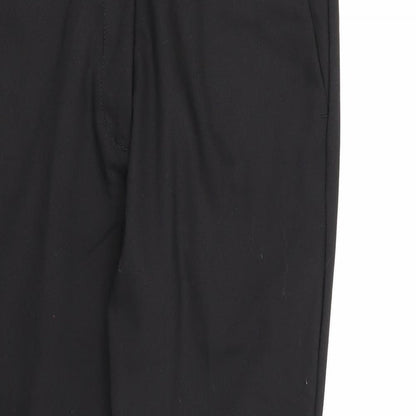 Lefties Womens Black  Rayon Dress Pants Trousers Size L L26 in
