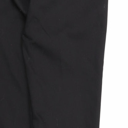 Lefties Womens Black  Rayon Dress Pants Trousers Size L L26 in