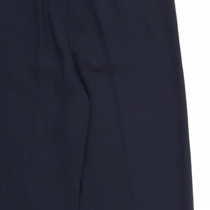 Womens UK Size 14 Principles Regular Fit Dress Pants Blue Trousers