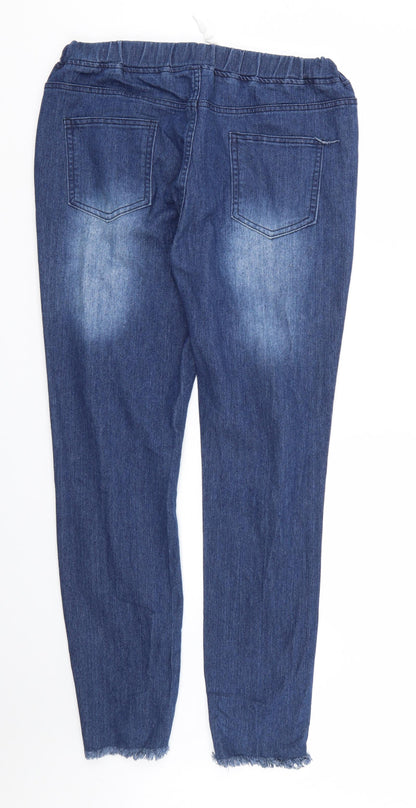 Womens UK Size 36 in Preworn Regular Fit Skinny Blue Jeans