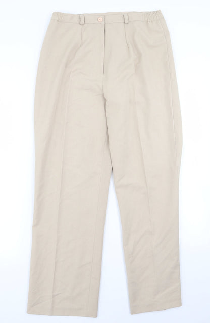 vincl Womens Beige   Trousers  Size 10 L24 in