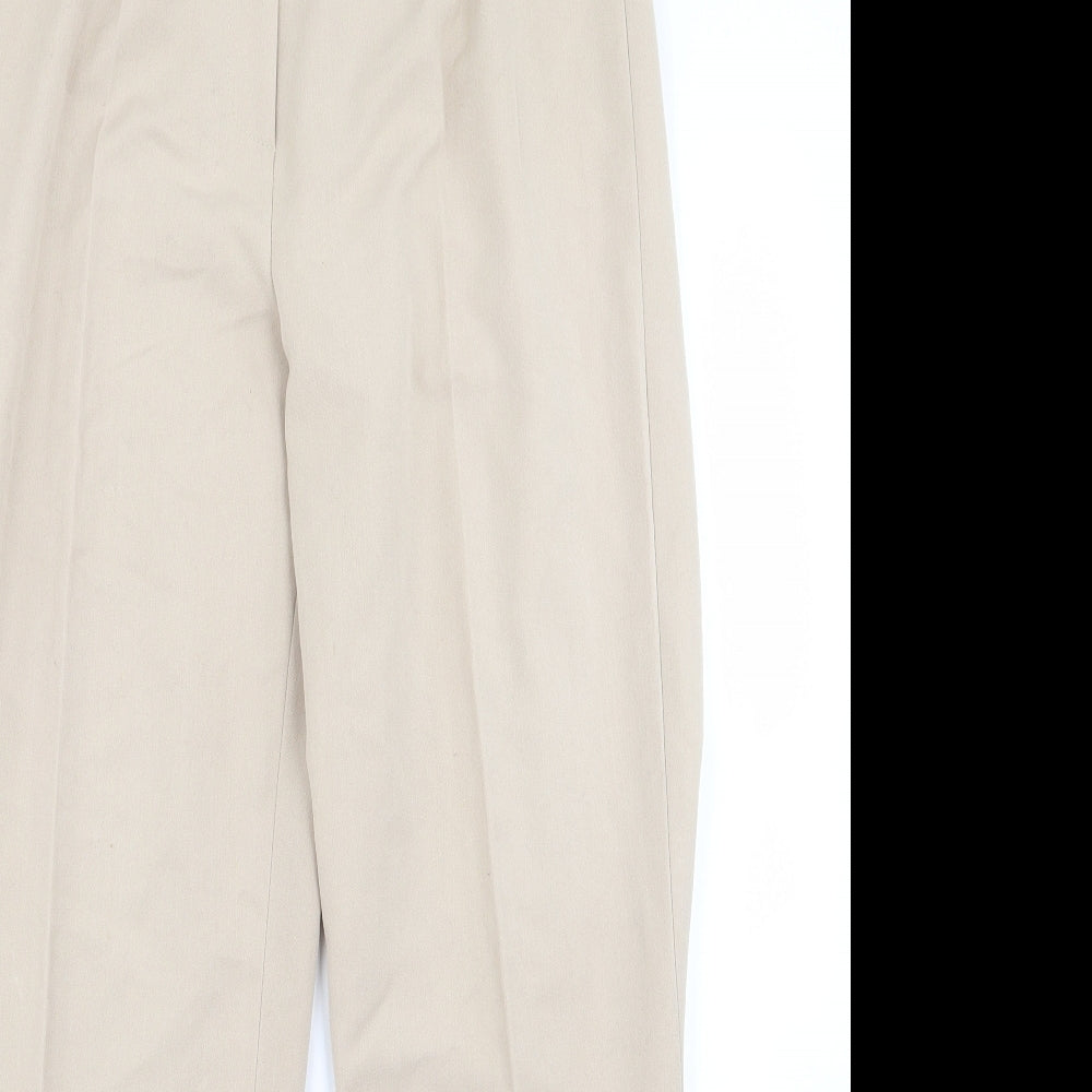 vincl Womens Beige   Trousers  Size 10 L24 in