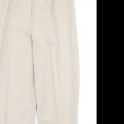 vincl Womens Beige   Trousers  Size 10 L24 in