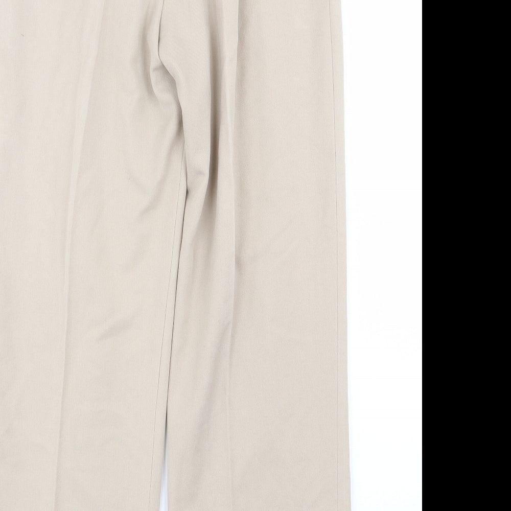 vincl Womens Beige   Trousers  Size 10 L24 in