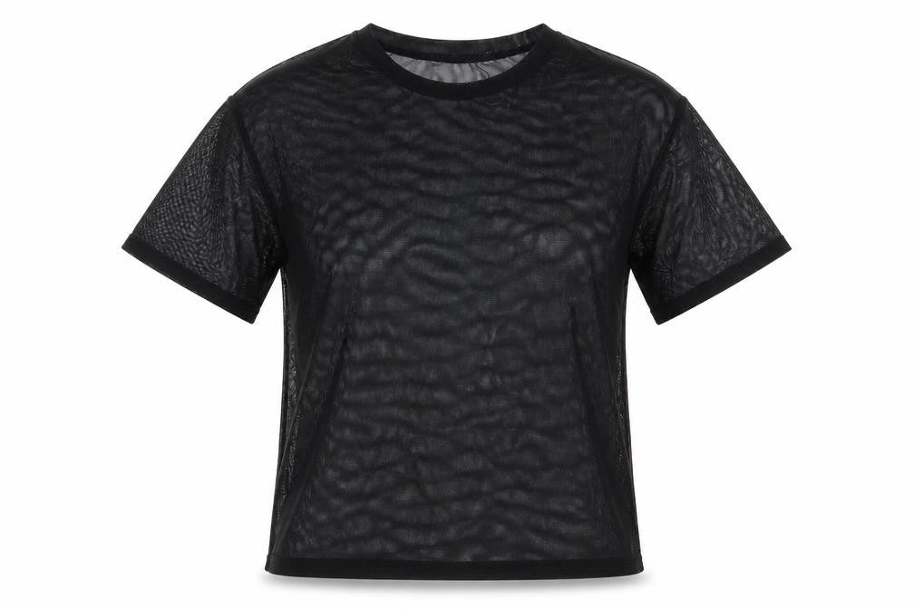 Womens UK Size 8 Boohoo Black Basic T-Shirt