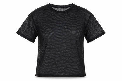 Womens UK Size 8 Boohoo Black Basic T-Shirt