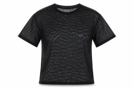 Womens UK Size 8 Boohoo Black Basic T-Shirt