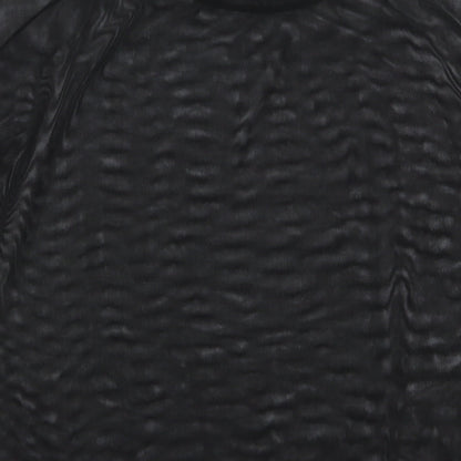 Boohoo Womens Black   Basic T-Shirt Size 8