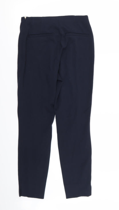 Womens UK Size 8 H&M Regular Fit  Blue Trousers