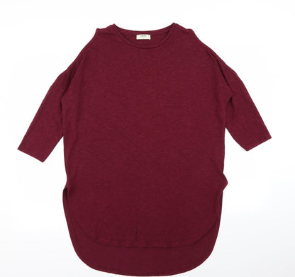 Papaya Womens Red   T-Shirt Dress  Size S