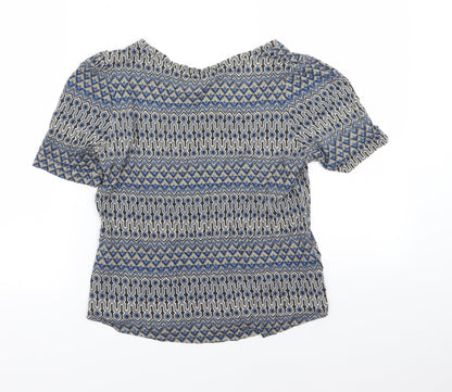 Womens UK Size 6 H&M Multicoloured Basic T-Shirt