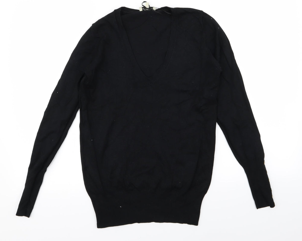 Papaya Womens Black   Pullover Jumper Size 12