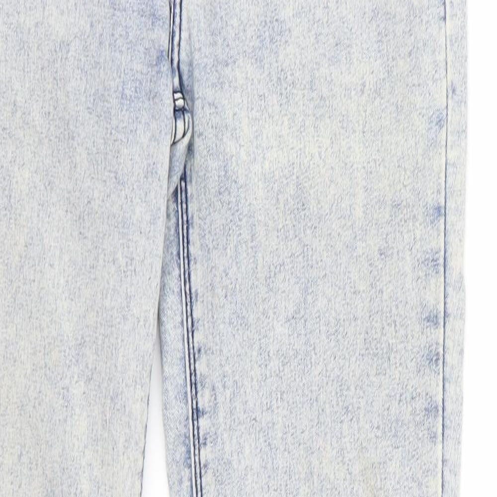 Zara Womens Blue  Rayon Skinny Jeans Size 6 L31 in - jegging