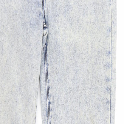 Zara Womens Blue  Rayon Skinny Jeans Size 6 L31 in - jegging