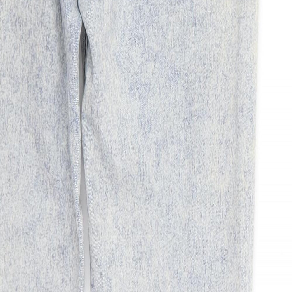 Zara Womens Blue  Rayon Skinny Jeans Size 6 L31 in - jegging