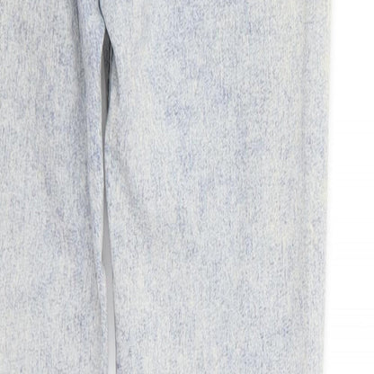 Zara Womens Blue  Rayon Skinny Jeans Size 6 L31 in - jegging